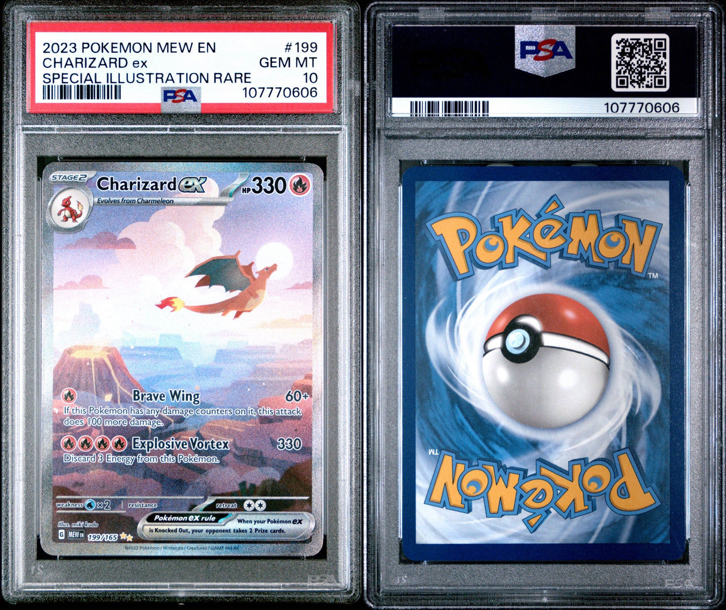 Charizard 151 199 Psa10