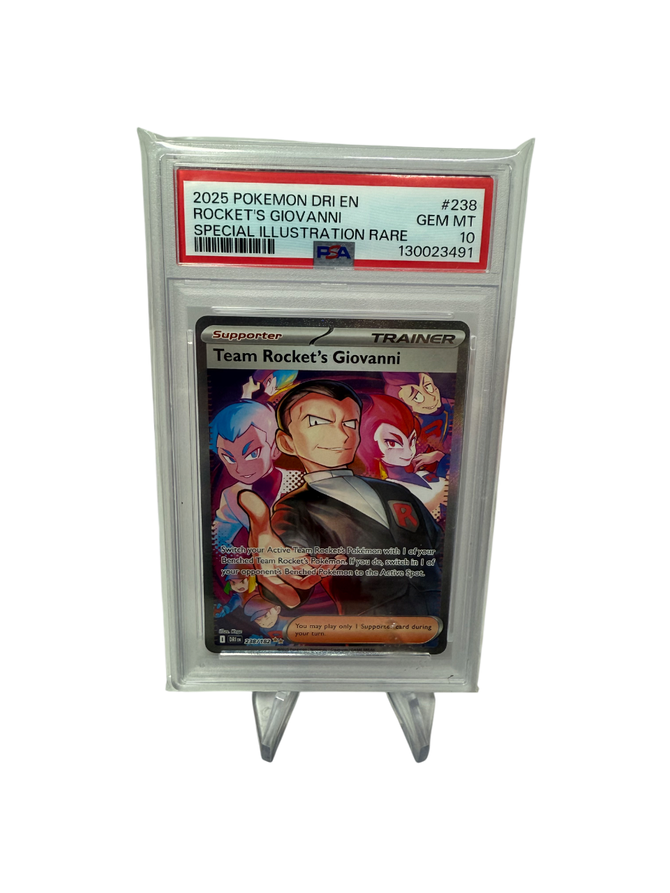 Team Rocket’s Giovanni PSA10 (DRI 238)