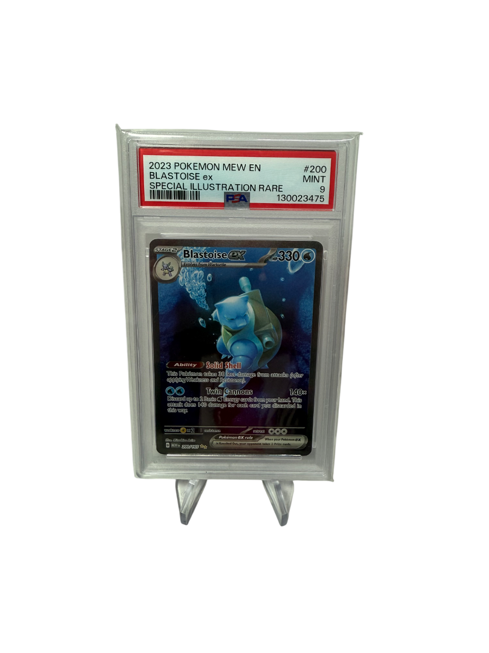 Blastoise Ex PSA9 (mew 151 - 200/165)
