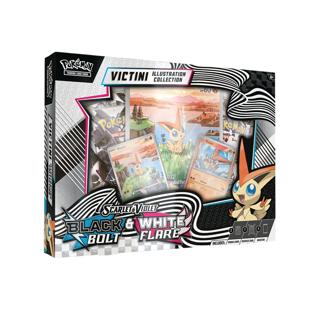 Pokémon Black Bolt & White Flare Victini Illustration Collection