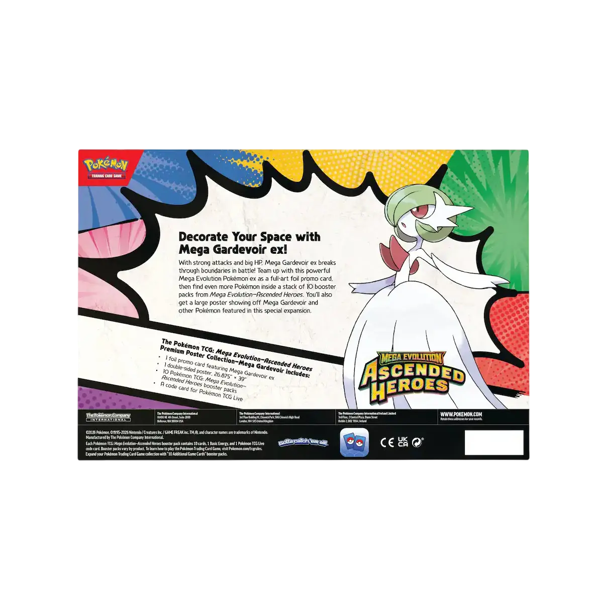 Pokémon Ascended Heroes Premium Poster Collection Mega Gardevoir