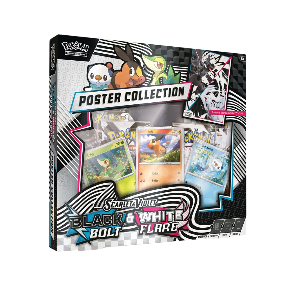 Pokémon Black Bolt & White Flare Poster Collection
