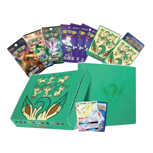 Pokémon Evoli Geschenkbox Leafeon S-Chinesisch