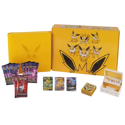 Pokémon S-Chinese 2024 Eevee GX Gift Box Jolteon Box Exclusive