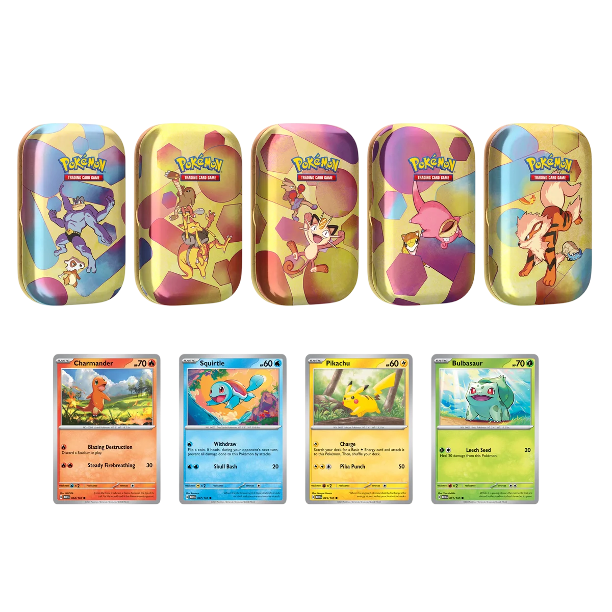 Pokémon  151 Costco 5-Pack Mini Tin Bundle