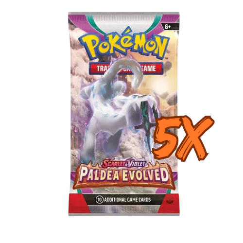 Pokémon Paldea Evolved Boosterpack X5