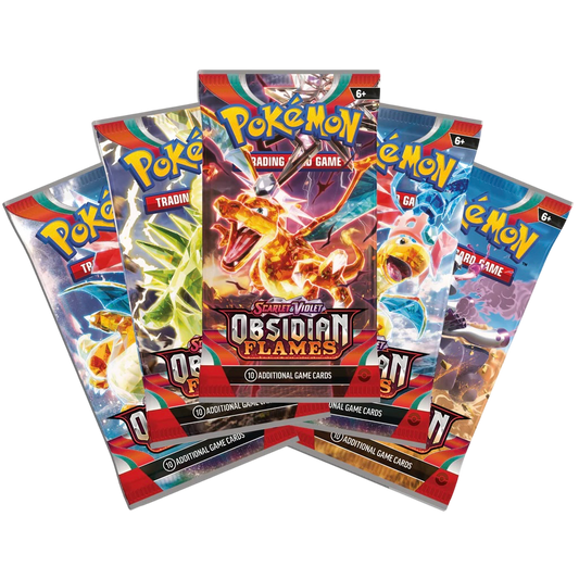 Pokémon Obsidian Flames Boosterpacks x5