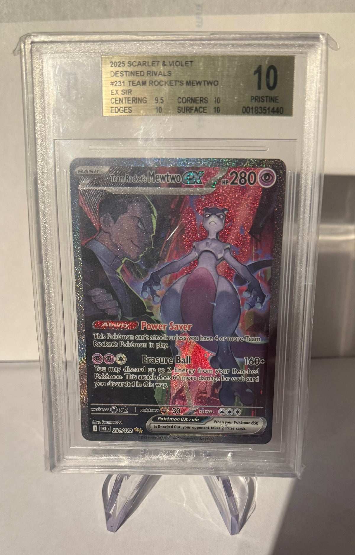 Pokémon Team Rocket’s Mewtwo 231 Destined Rivals BECKETT10