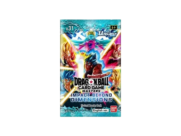 Dragon Ball BT31 impact Beyond Dimensions Boosterpack