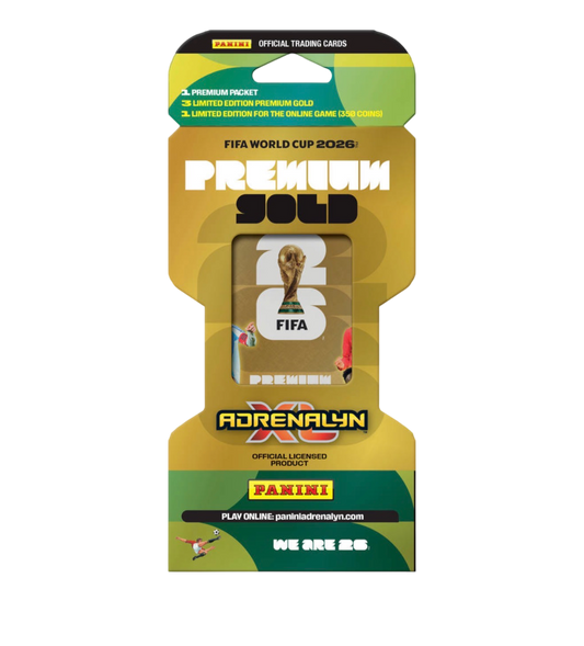 Adrenalyn XL Fifa World Cup 2026 Premium Gold Blister