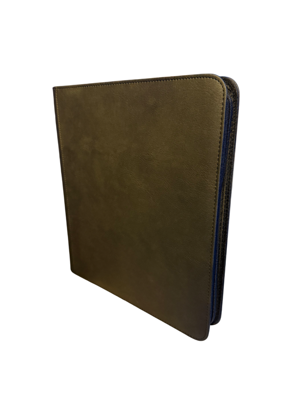 12-Pocket Binder met Ritssluiting (Zwart)