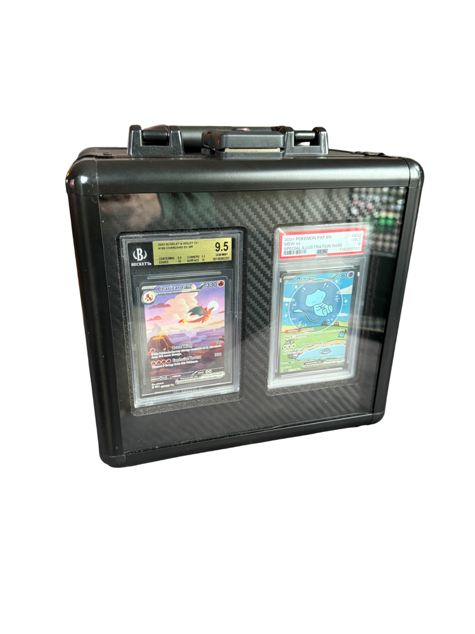 Luxe compacte slab koffer Display