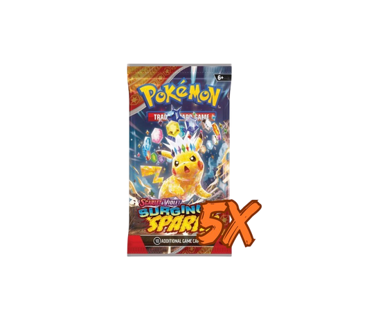 Pokémon Surging Sparks Boosterpack X5