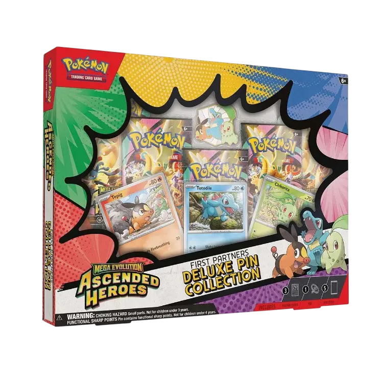 Pokémon Ascended Heroes First Partners Deluxe Pin Collection