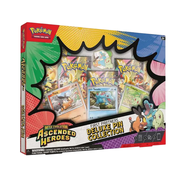 Pokémon Ascended Heroes First Partners Deluxe Pin Collection