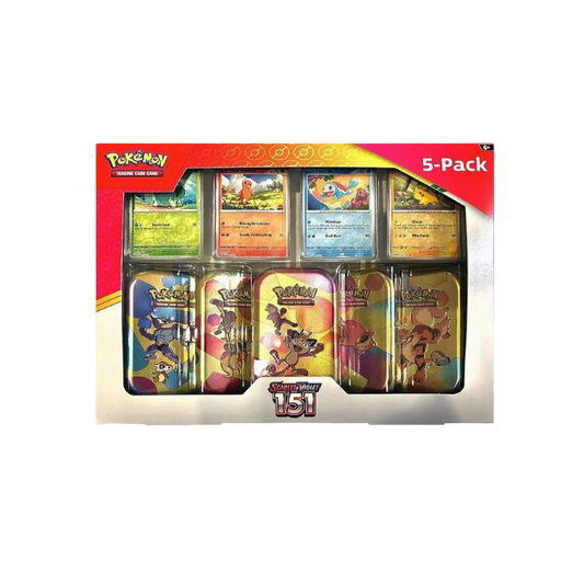 Pokémon  151 Costco 5-Pack Mini Tin Bundle