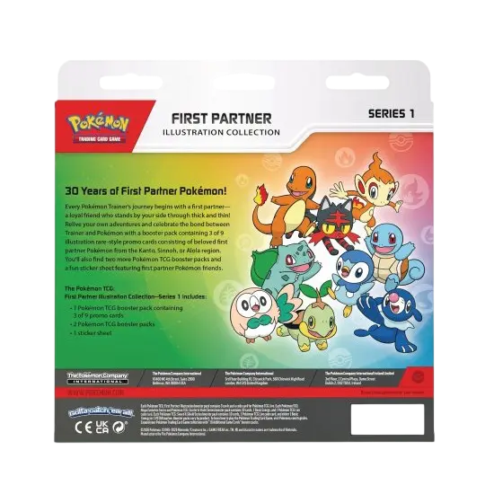 Pokémon First Partner Illustration Collection Series 1 (livestream only)