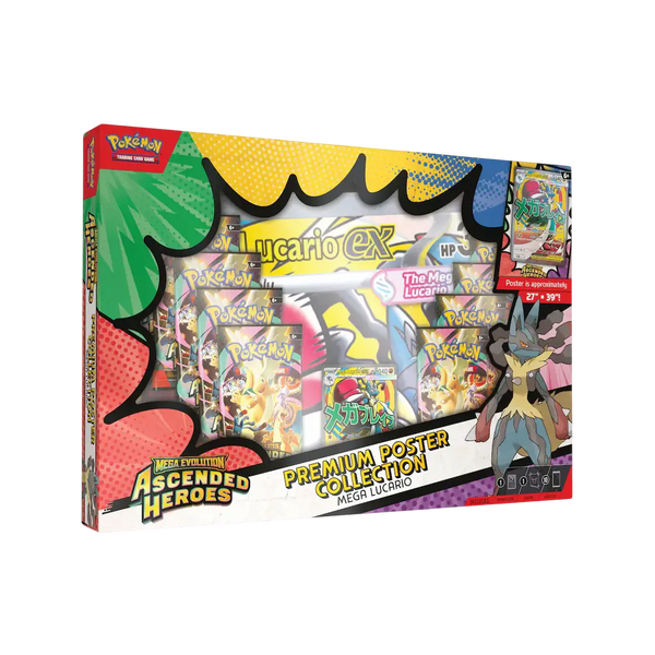 Pokémon Ascended Heroes Premium Poster Collection Mega Lucario