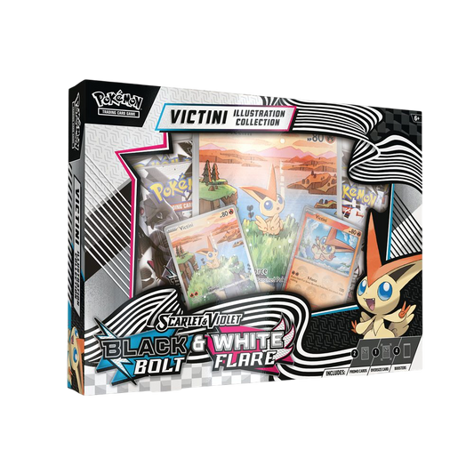 Pokémon Black Bolt & White Flare Victini Illustration Collection