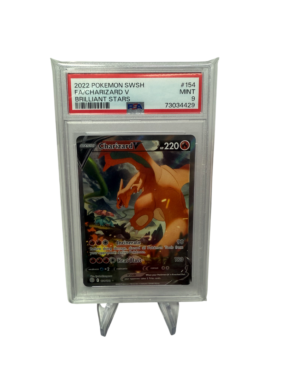 Charizard PSA9 (BS 154)