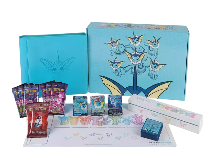 Pokémon S-Chinese 2024 Eevee GX Gift Box Vaporeon Box Exclusive