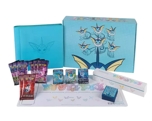 Pokémon S-Chinese 2024 Eevee GX Gift Box Vaporeon Box Exclusive