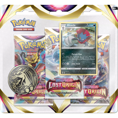 Pokémon Lost Origin 3-Pack Blister (Weavile)