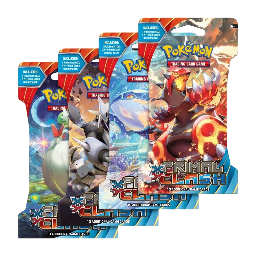 Pokémon Primal Clash Sleeved boosterpack x4 (art set)