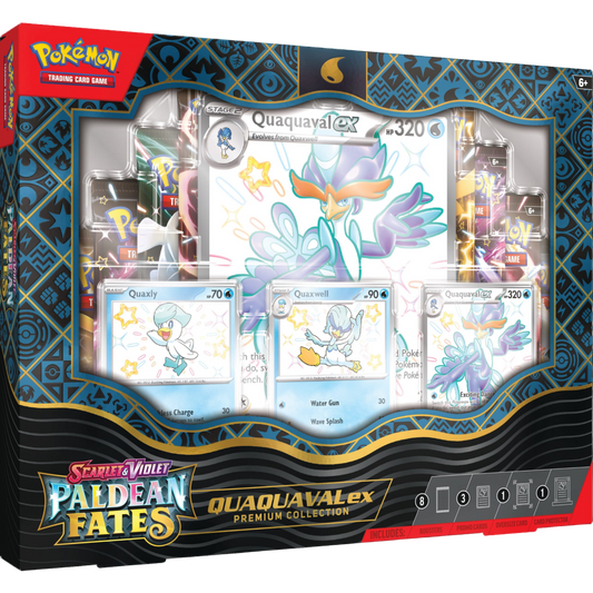 Pokémon Paldean Fates Premium Collection – Quaquaval EX