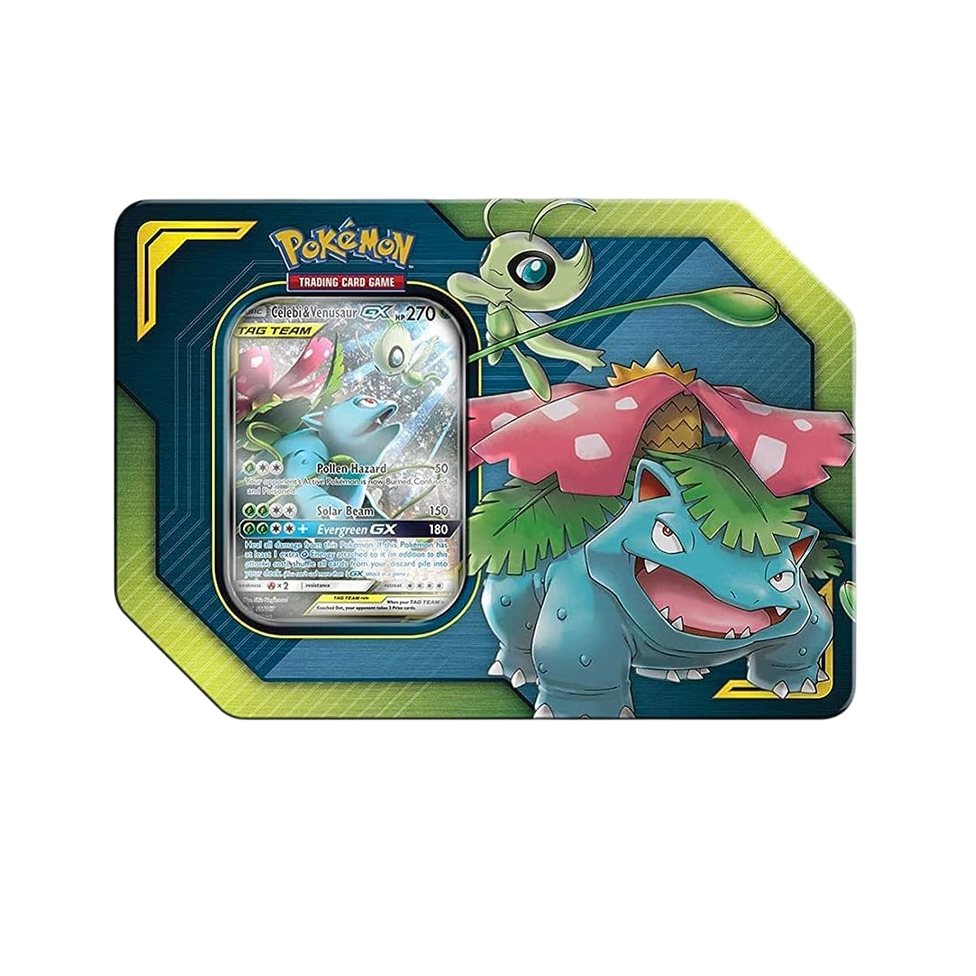 Pokémon Tag Team Celebi & Venusaur GX Tin