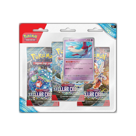 Pokémon Stellar Crown 3-pack blister Latias