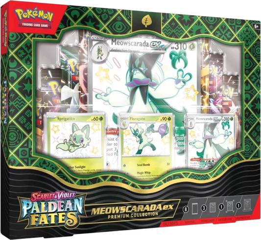 Pokémon Paldean Fates Premium Collection – Meowscarada EX